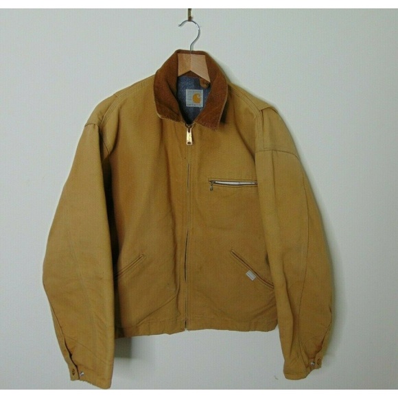 Carhartt Other - Vintage 80s Carhartt M Blanket Lined Jacket Brown